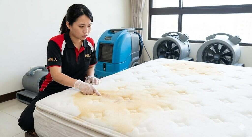 床墊黃變預防，床墊PH值過高導致床墊發黃，發黑，過敏，變硬，該如何使床墊恢復正常
